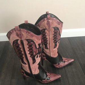 Rebels vintage stilettos cowboy boots narrow 6 prairie cottage core